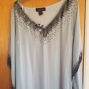 Elegant Gray Formal Caftan